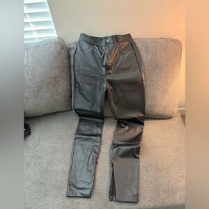Zara Faux Leather Pants